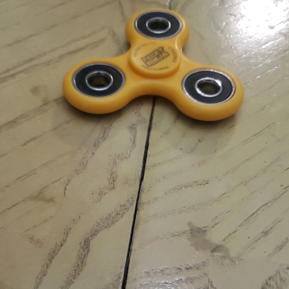 Yellow Fidget Spinner